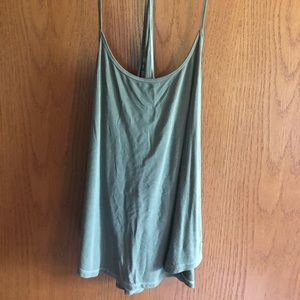 Green American Eagle Soft and Sexy Tank Top